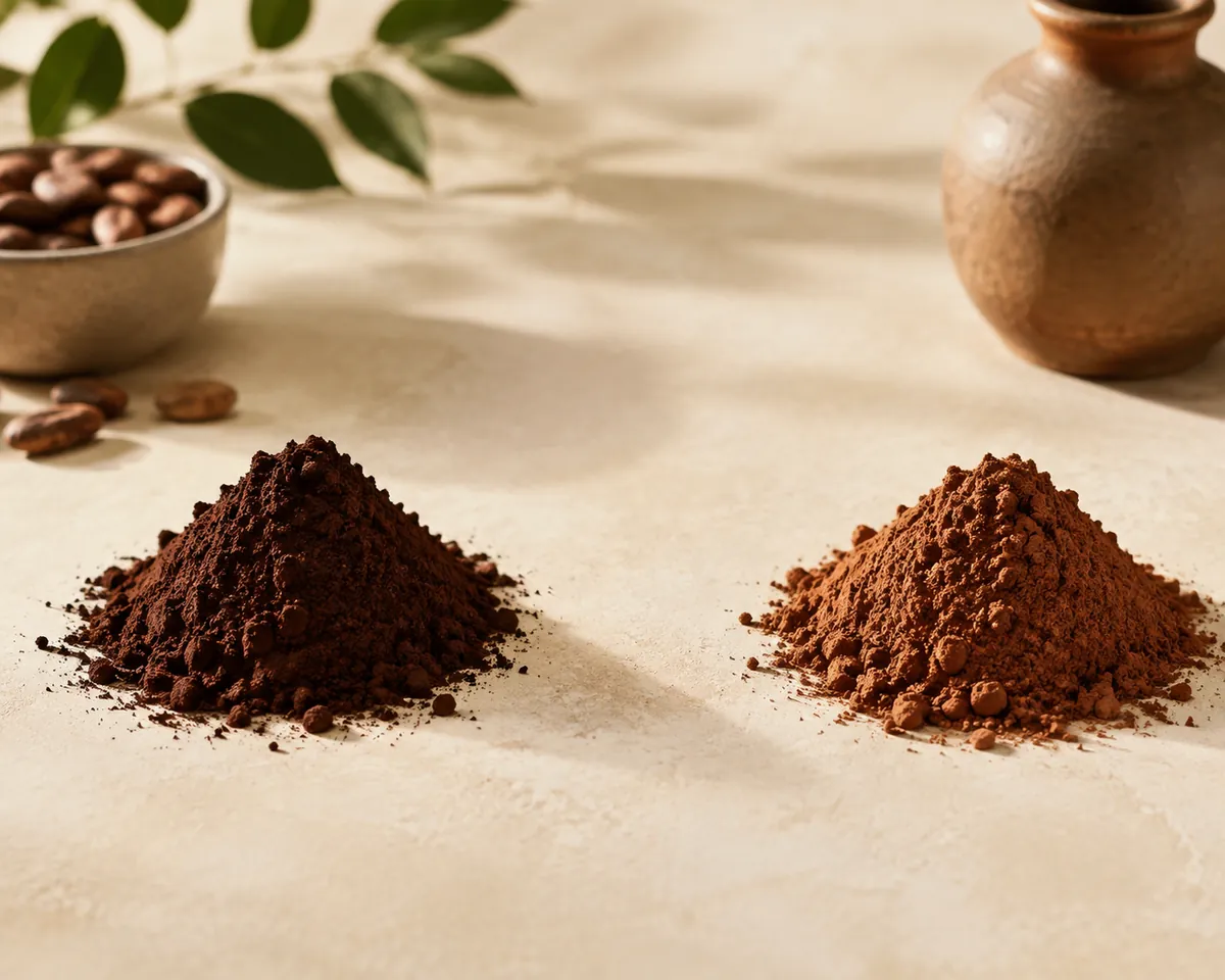 Dutch-Process Cocoa vs Natural Cocoa: One Alkali Step Apart
